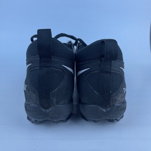 Nike Alpha Menace 3 CV0582-001 Mens Black White Football Cleats Size 8.5 - Picture 2 of 9